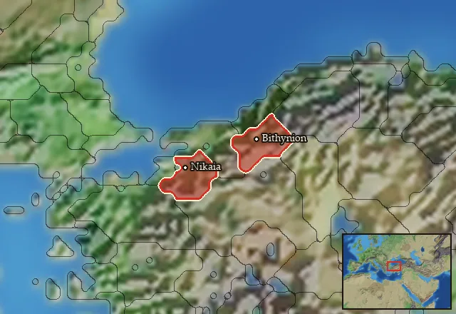 Regions of the Nikaia mercenary pool