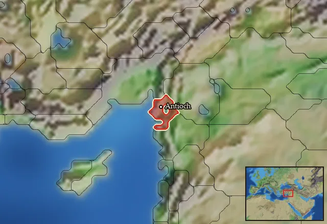 Regions of the Antioch mercenary pool