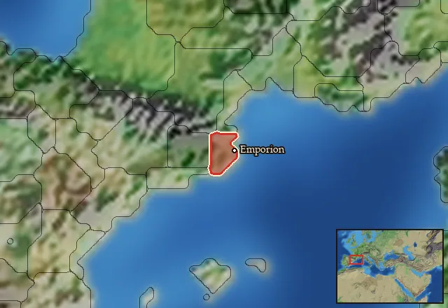 Regions of the Emporion mercenary pool