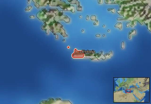 Regions of the Kydonia mercenary pool