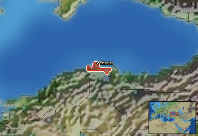 Regions of the Sinope mercenary pool