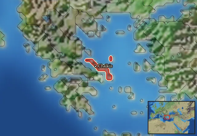Regions of the Euboia mercenary pool