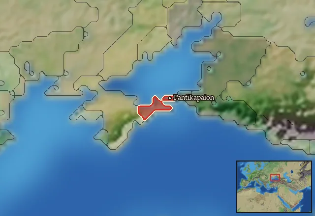 Regions of the Pantikapaion mercenary pool