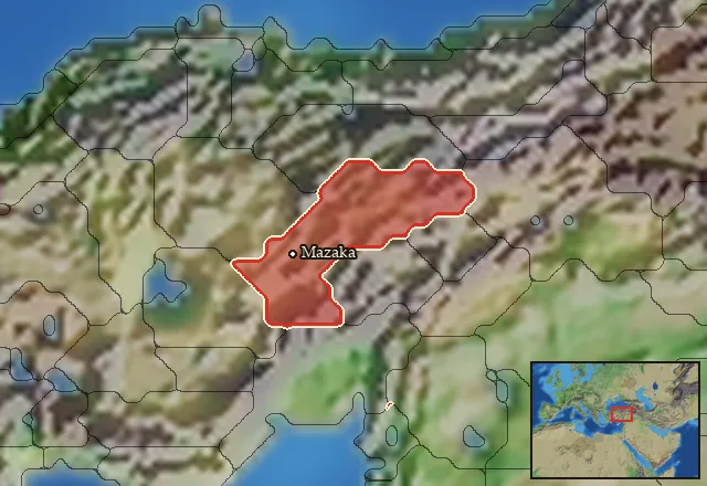 Regions of the Mazaka mercenary pool