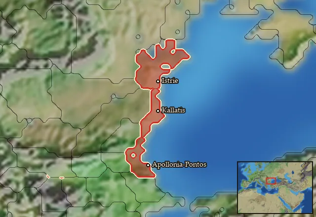 Regions of the Euxine Coast mercenary pool