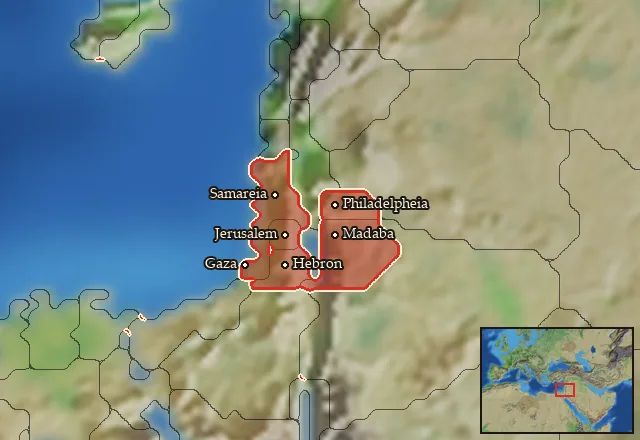 Regions of the Palestine mercenary pool