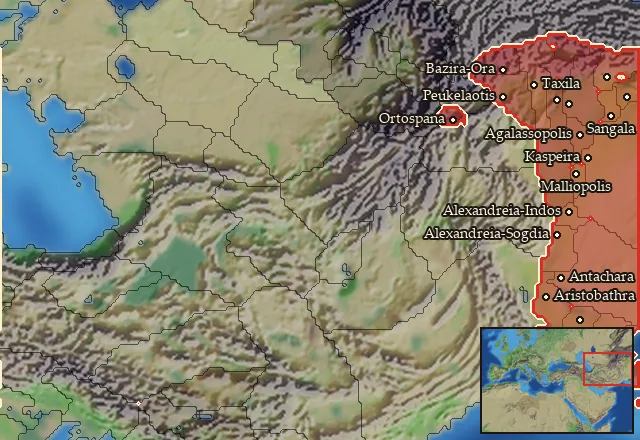 Regions of the India mercenary pool
