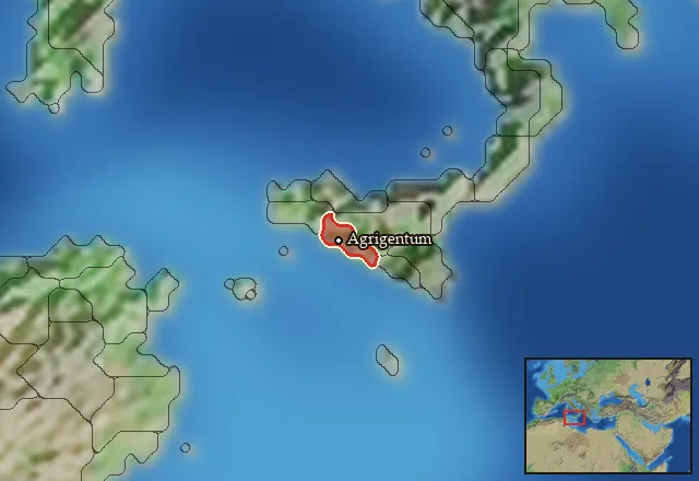 Regions of the Acragas mercenary pool