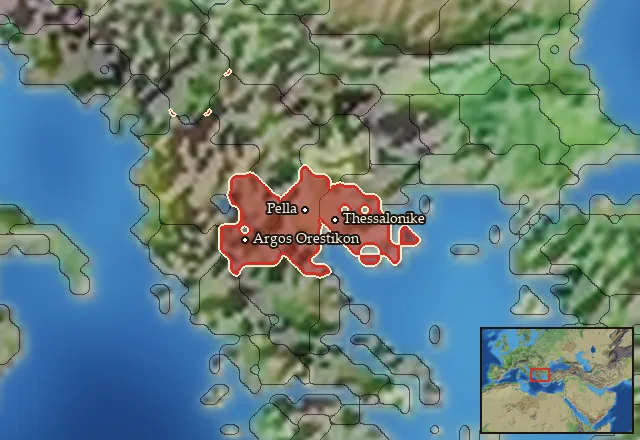 Regions of the Macedon mercenary pool