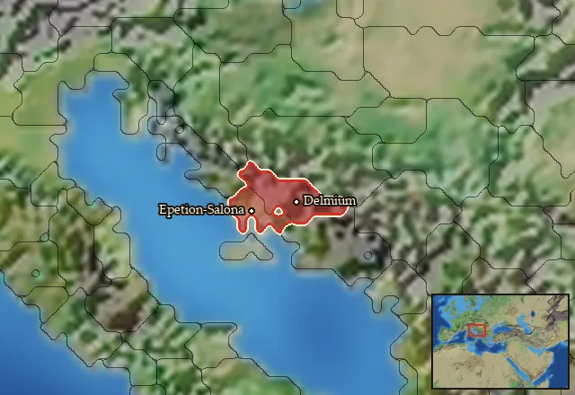 Regions of the Dalmatia mercenary pool