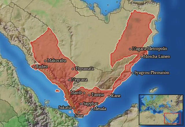 Regions of the Arabia Eudaimon mercenary pool