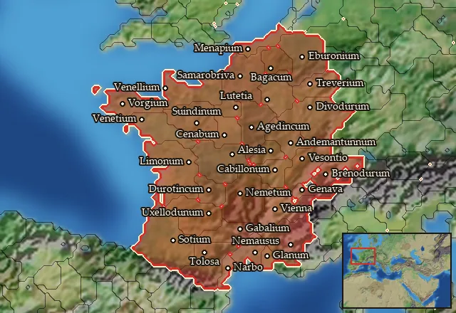 Regions of the Gauls mercenary pool