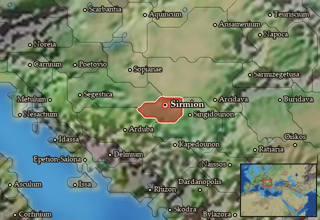 Map of Amantinia and its neighbours