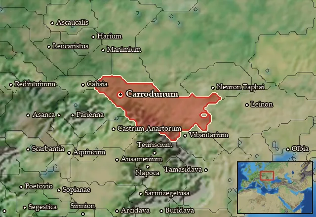 Map of Ambronia and its neighbours