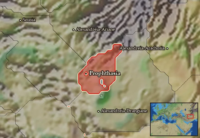 Map of Anaouon and its neighbours