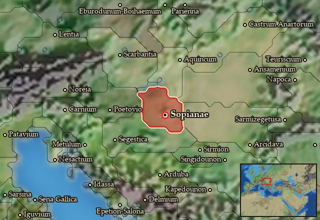 Map of Andizetia and its neighbours