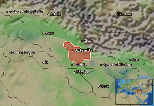 Map of Apolloniatis and its neighbours