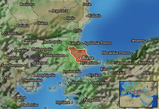 Map of Astia and its neighbours