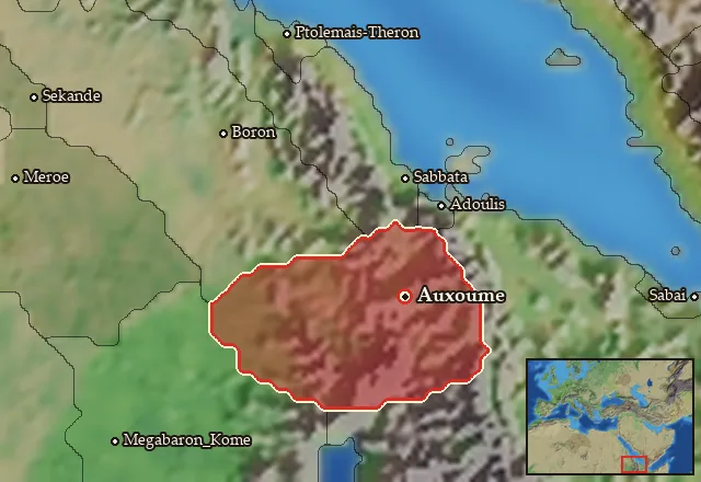 Map of Axoumitis and its neighbours