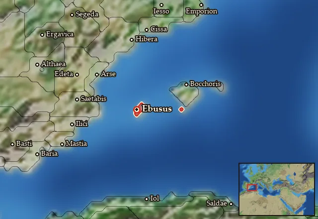Map of Ay-Bushum and its neighbours