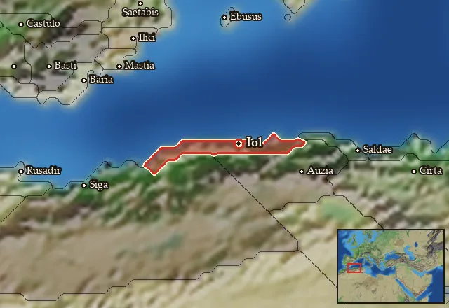 Map of Ay-Khol and its neighbours