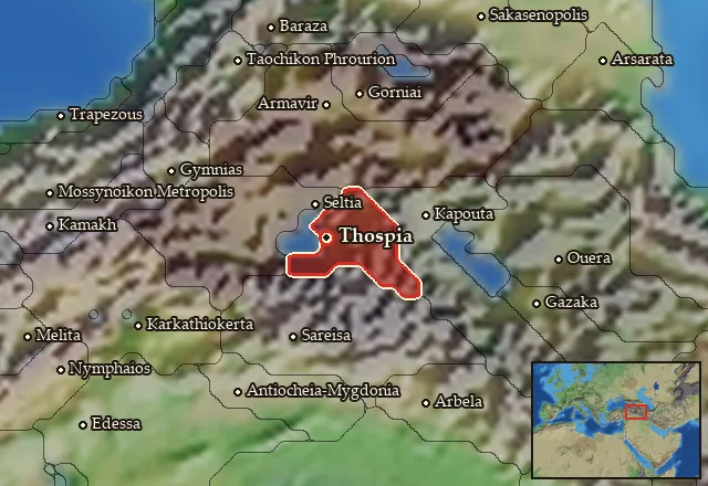 Map of Basoropeda and its neighbours