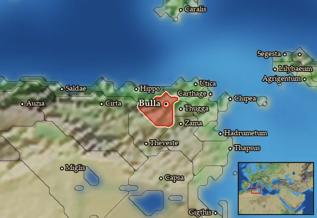 Map of Bebaxal and its neighbours