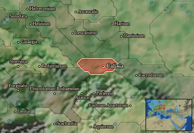 Map of Buria and its neighbours