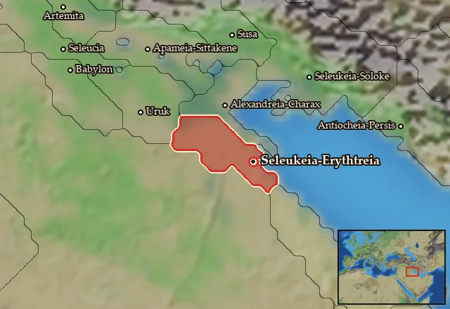 Map of Chaldaia and its neighbours