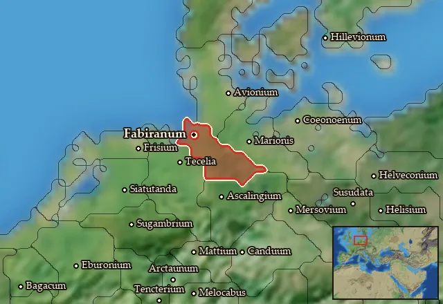 Map of Chaucia Maior and its neighbours