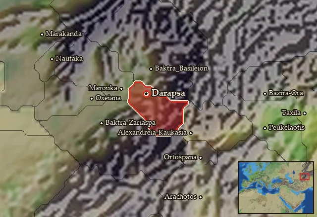 Map of Darapsia and its neighbours