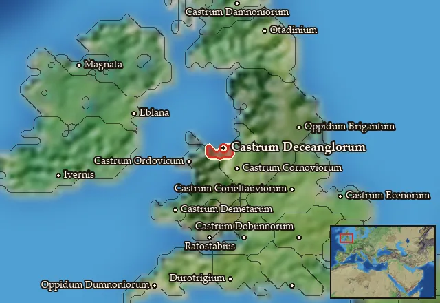 Map of Deceanglia and its neighbours