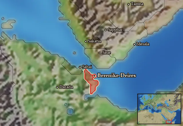 Map of Deires and its neighbours