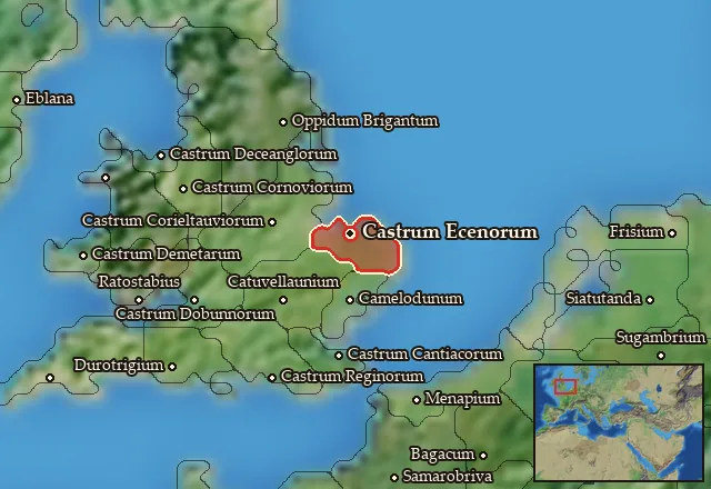 Map of Ecenia and its neighbours