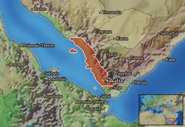 Map of Elisaria and its neighbours