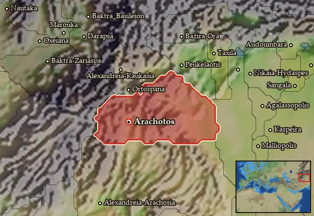 Map of Eoritia and its neighbours