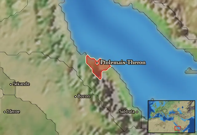 Map of Epi Theron and its neighbours