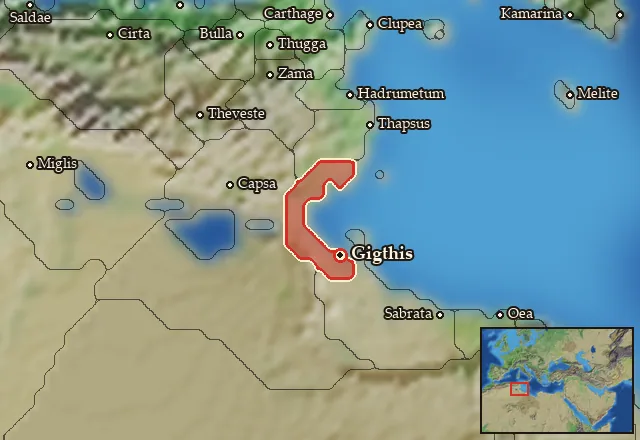 Map of Epichos and its neighbours