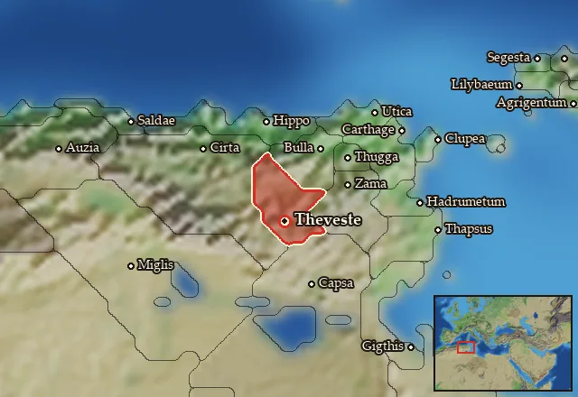 Map of Hekatompyle and its neighbours