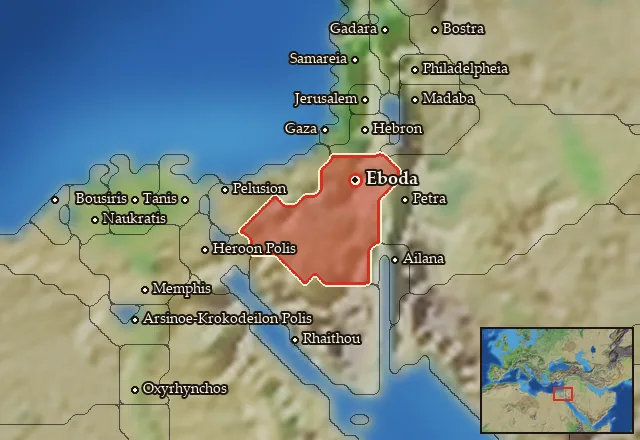 Map of Hesperos Arabia and its neighbours