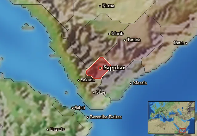 Map of Homeritis and its neighbours