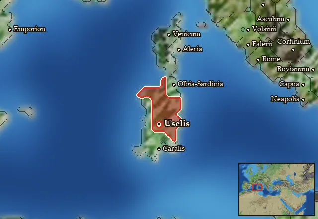 Map of Iliensia and its neighbours