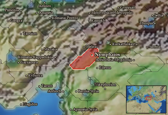 Map of Kommagene and its neighbours