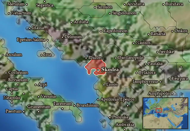 Map of Labeataia and its neighbours