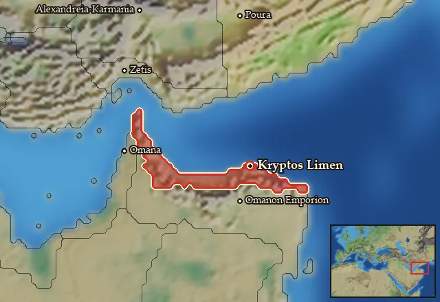 Map of Libanophoria and its neighbours