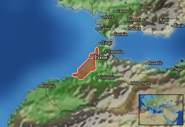Map of Liksho and its neighbours