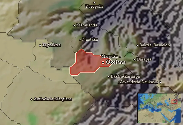 Map of Mardyenia and its neighbours