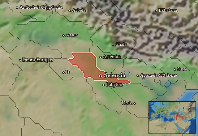 Map of Mesopotamia and its neighbours