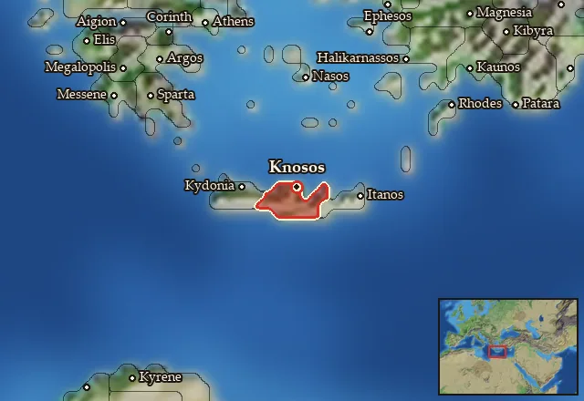 Map of Minoa and its neighbours