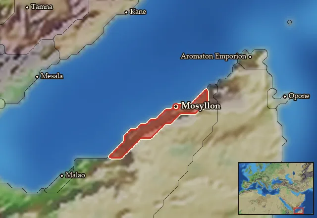 Map of Mosyllia and its neighbours